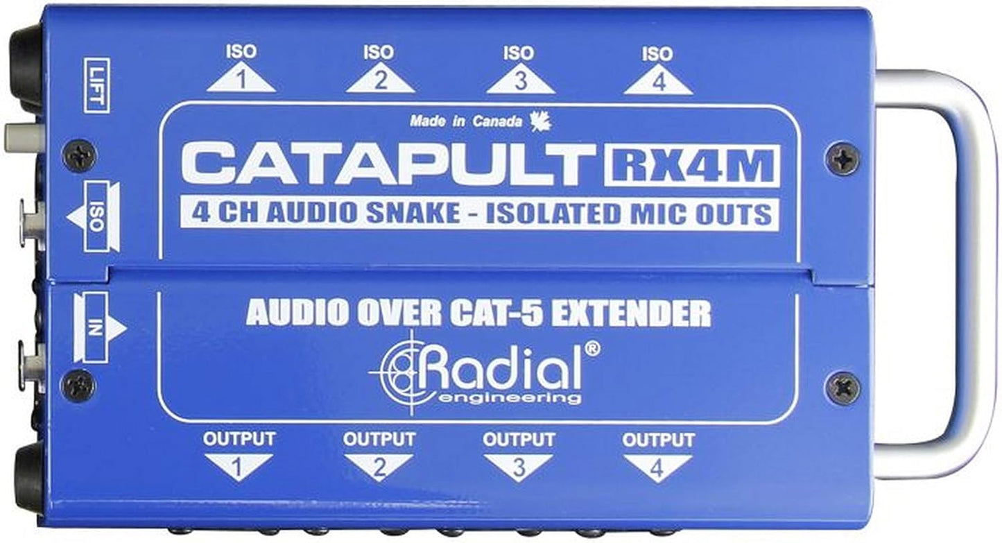 Radial Engineering R800 8026 Catapult RX4M Audio Snake