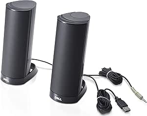 Dell AX210 USB Stereo Speakers - Black