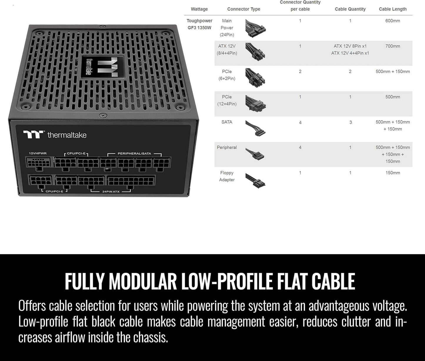Thermaltake PS-TPD-0750FNFAGU-4 Toughpower GF3 750W PSU