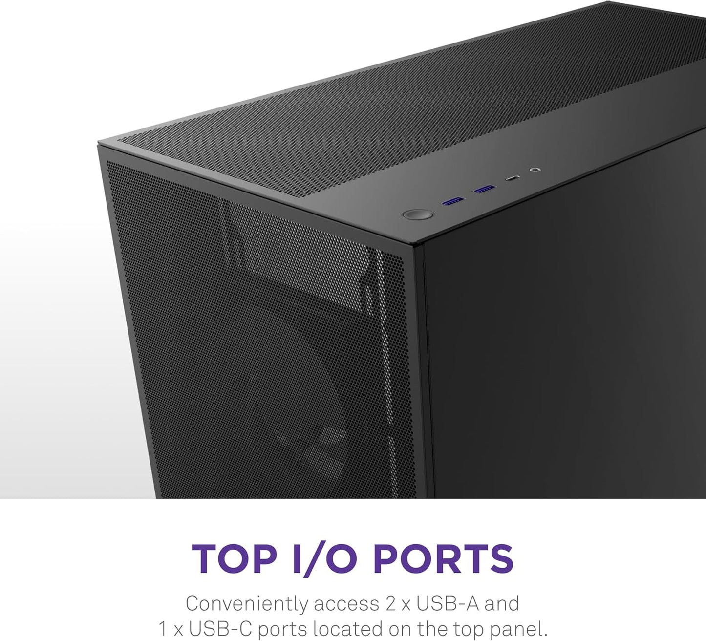 NZXT CM-H72FB-01 H7 Flow ATX Mid-Tower Case Black