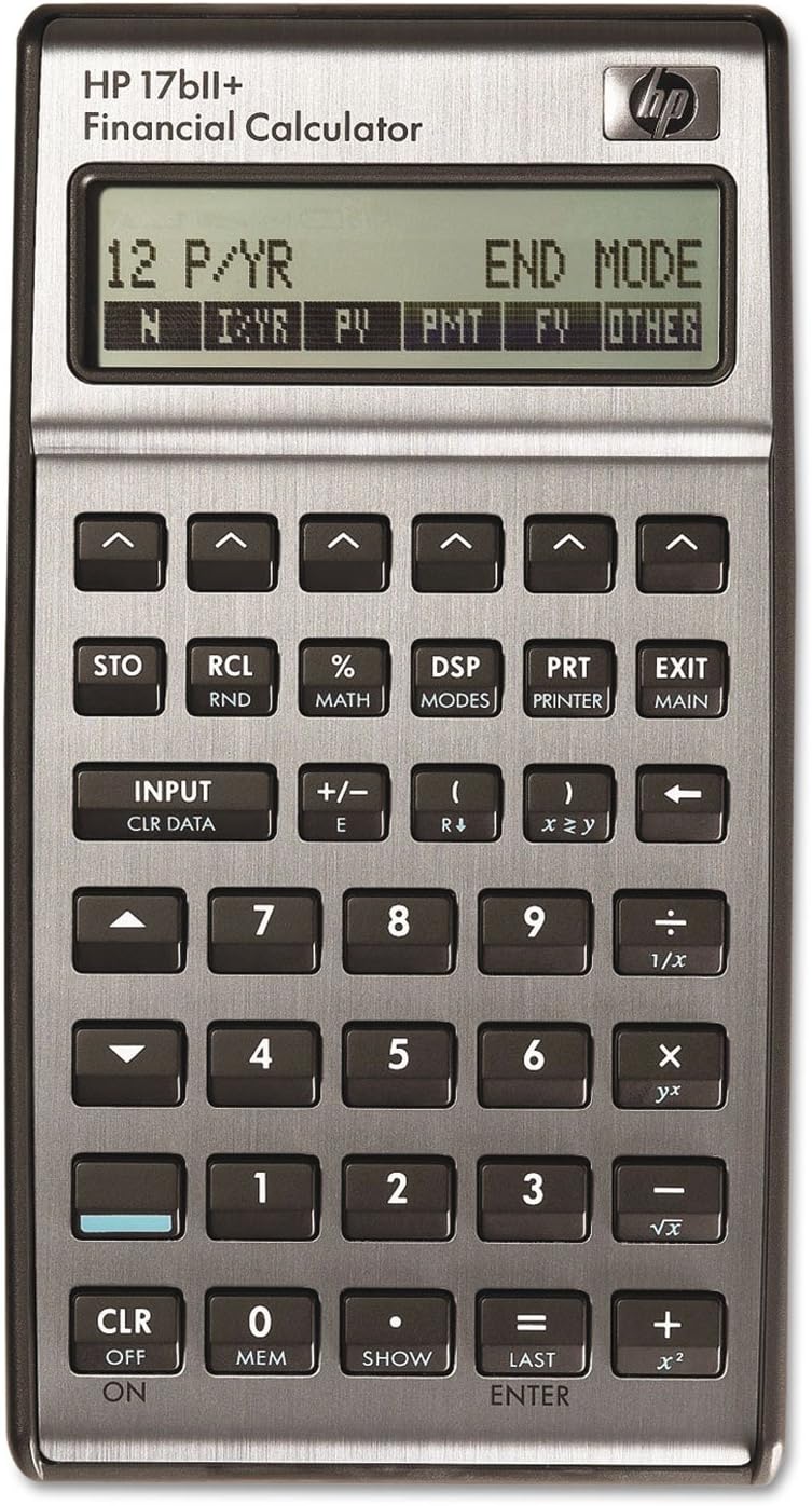 HP HEW17BIIPLUS Financial Calculator 22-Digit LCD — main product image