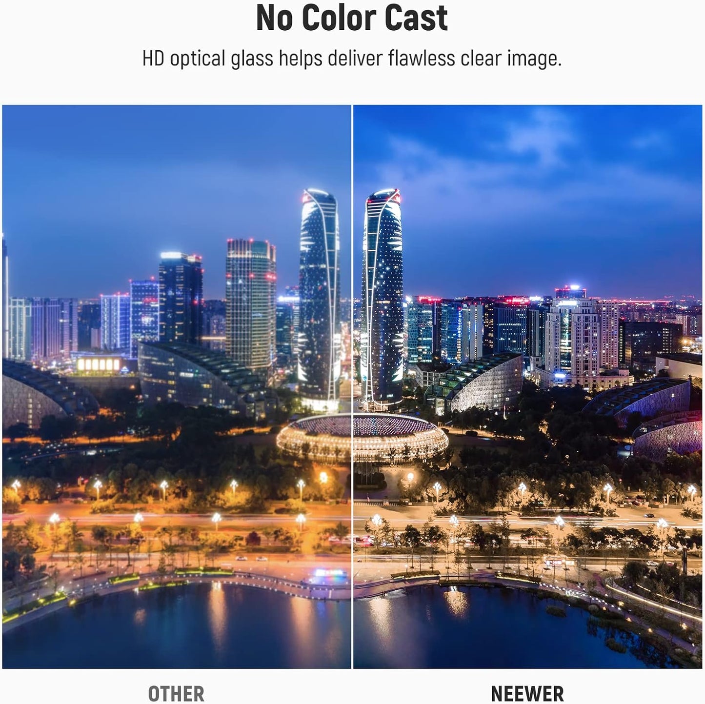 Neewer FL-22 77mm Natural Night Light Pollution Filter