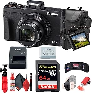 Canon PowerShot G5 X Mark II Digital Camera Bundle (Renewed)