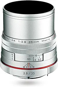 Pentax 21460 DA 35mm f/2.8 Macro Limited Lens (Silver)