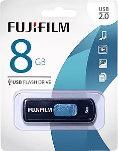 Fujifilm USB 2.0 8GB Capless Slider Flash Drive — main product image