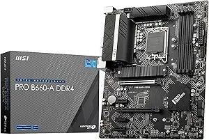 MSI B660-A DDR4 Intel B660 ATX Motherboard