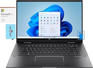 HP 15m-eu0043dx-3695-226377 Envy x360 2-in-1 Laptop - Ryzen 7, 32GB, 8TB SSD — main product image