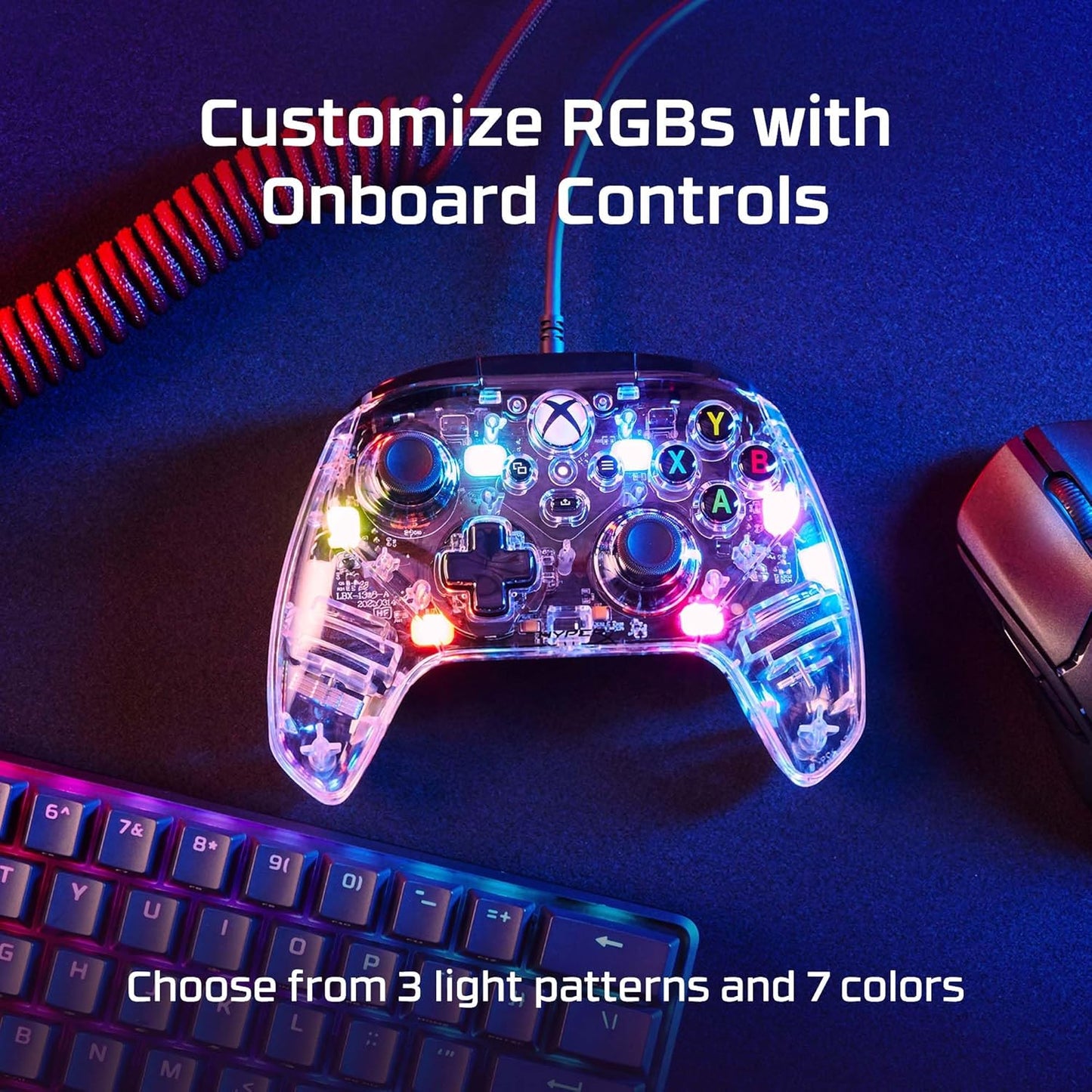 HyperX 7D6H2AA Clutch Gladiate RGB Wired Xbox Controller