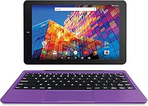 RCA 10 inches Quad Core Android Tablet Keyboard Renewed