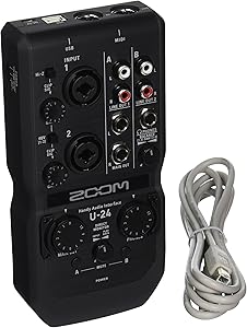 Zoom U-24: 2-Channel Portable USB Audio Interface with MIDI