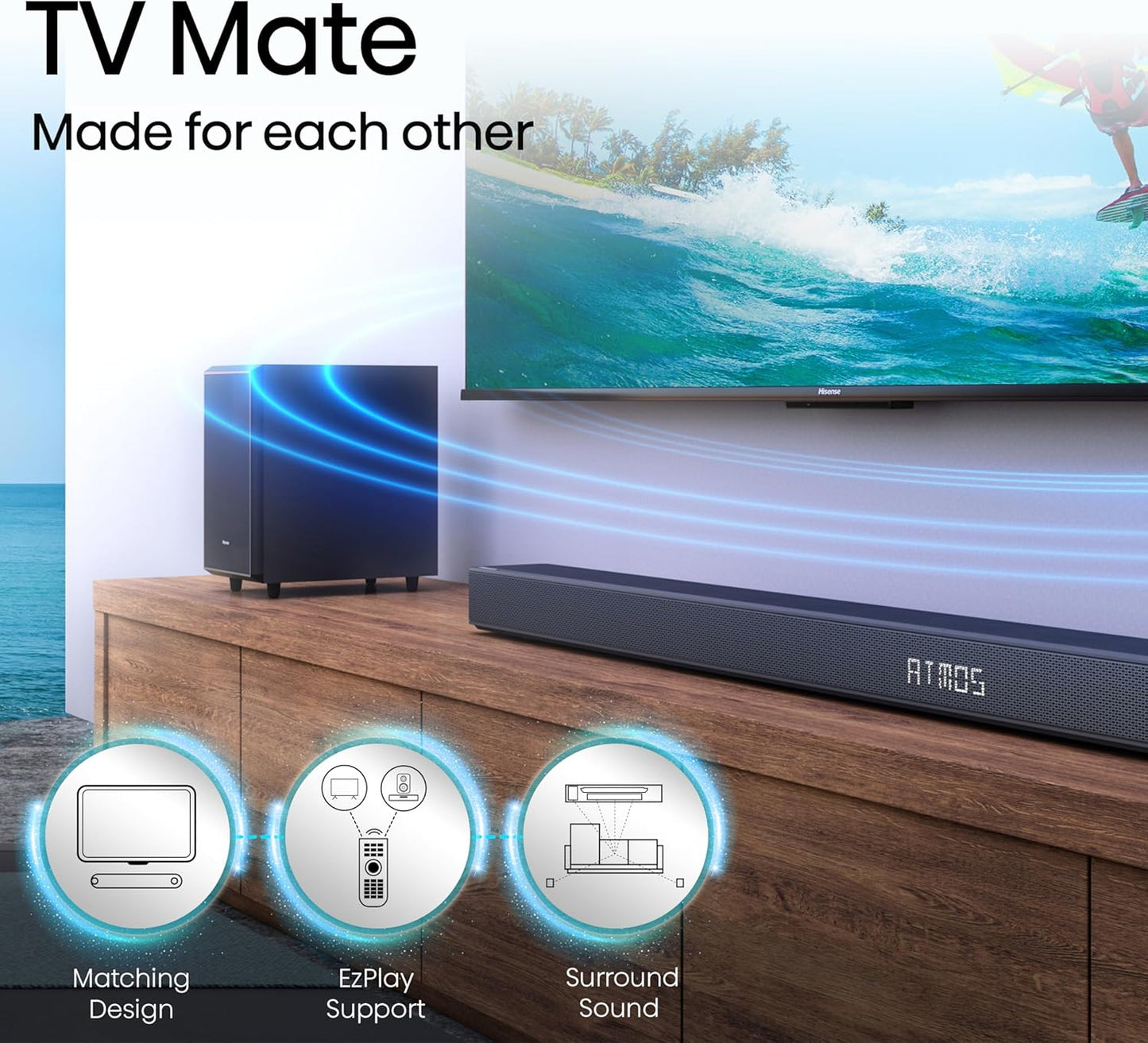 Hisense AX5125H 5.1.2Ch Dolby Atmos Soundbar