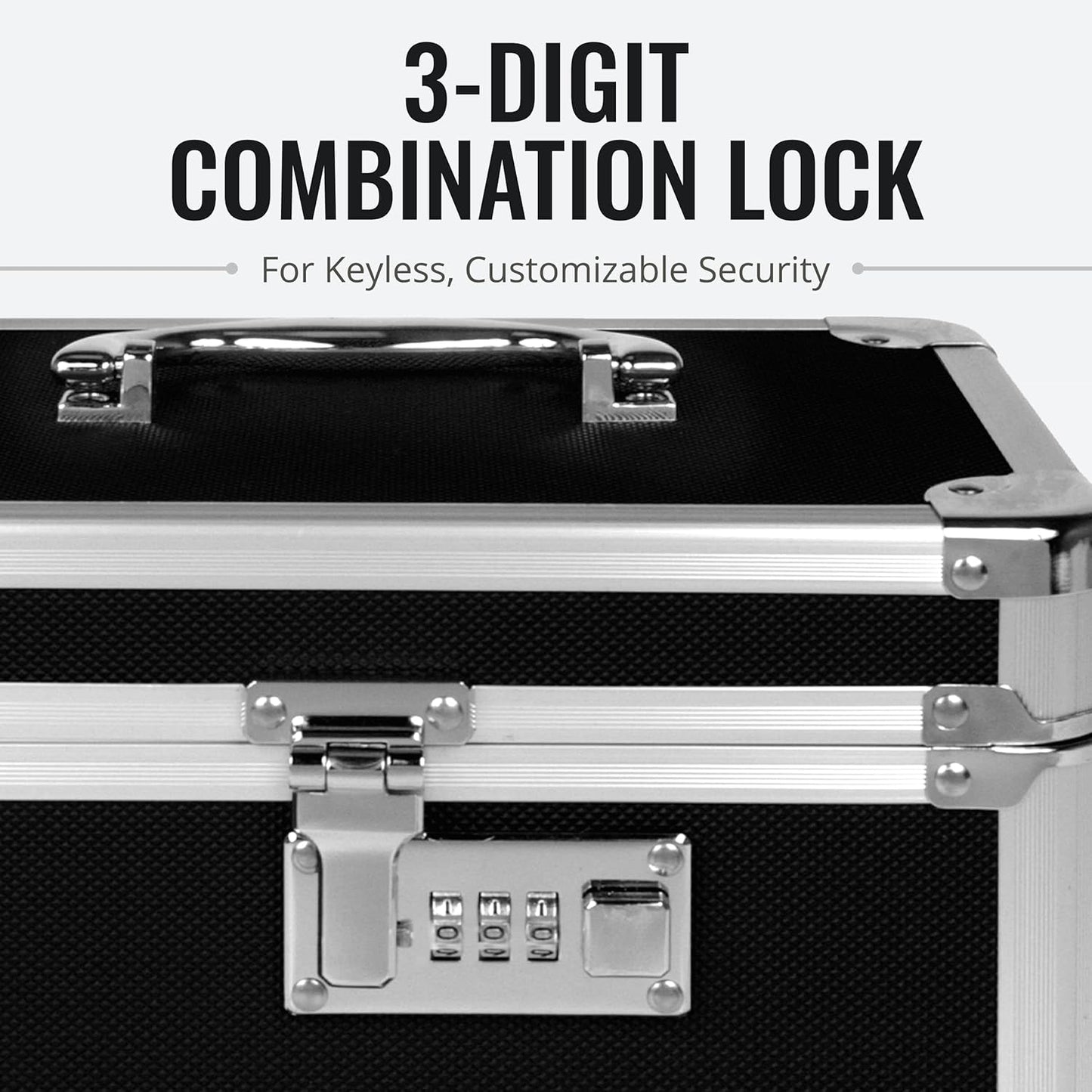 Vaultz VZ00102 Black Combination Lock Box