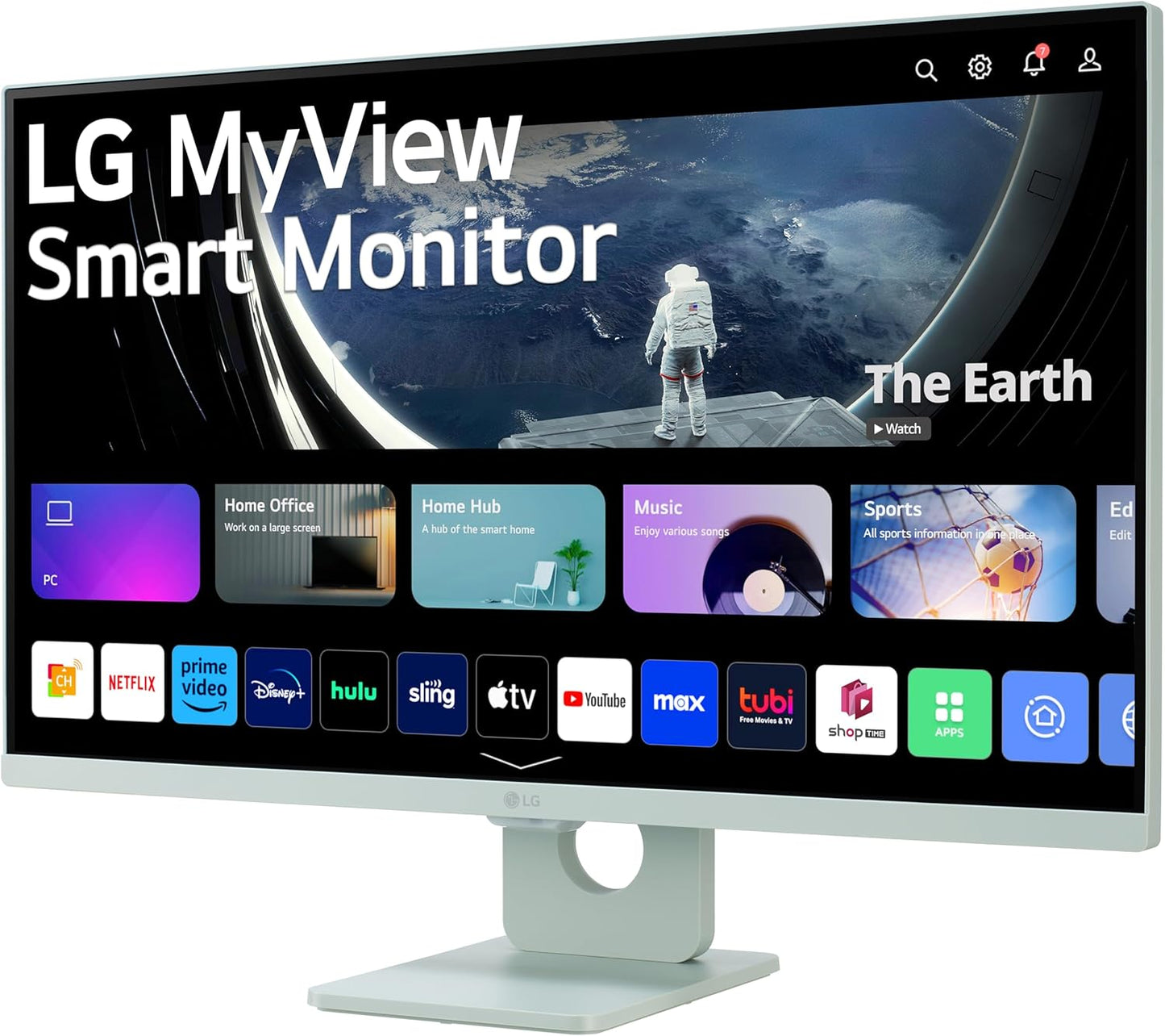 LG 27SR50F-G.AUS 27" MyView Smart Monitor Green