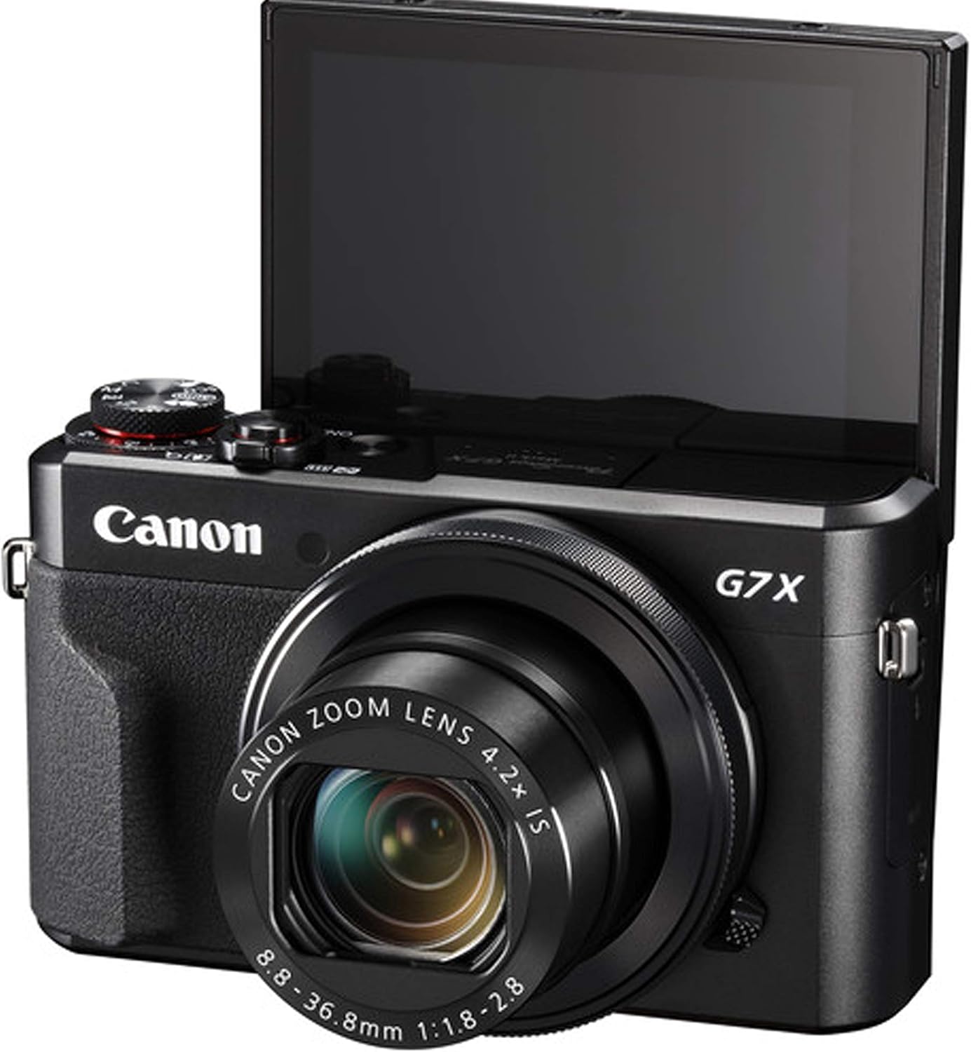 Canon G7X Mark II Camera Bundle 64GB Card (Renewed)