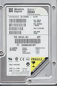 Western Digital WD200AA-60ANA0 20GB IDE 3.5" Hard Drive