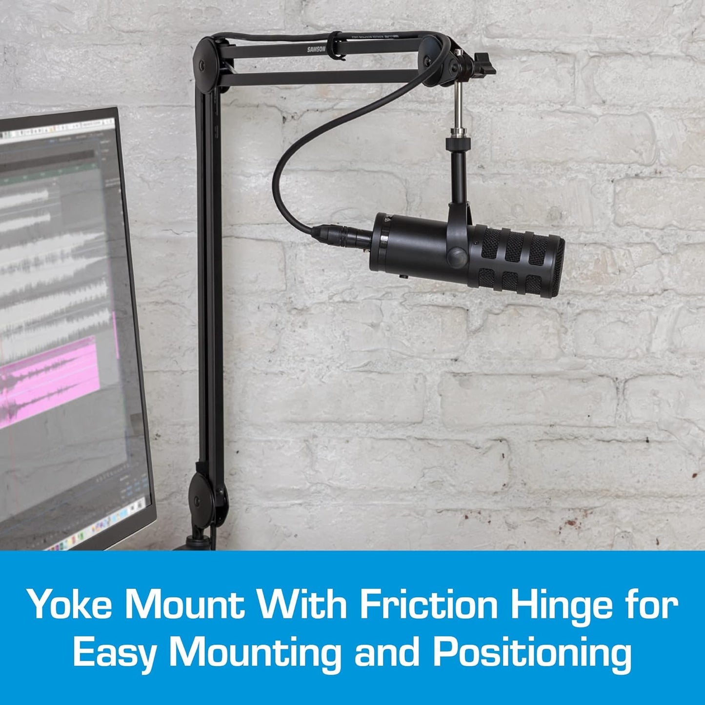 Samson Q9U Dynamic XLR/USB Broadcast Microphone (Renewed)