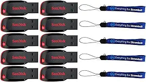 SanDisk SDCZ50-128G 128GB Cruzer Blade 10-Pack USB Drives
