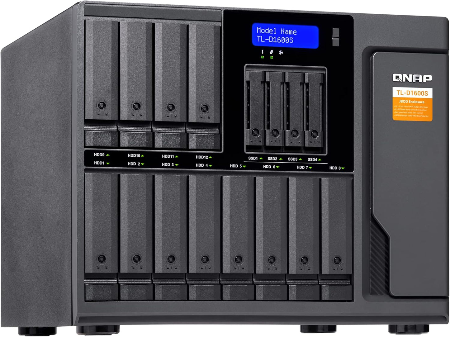 QNAP TL-D1600S 16 Bay SATA 6Gbps JBOD Storage Enclosure