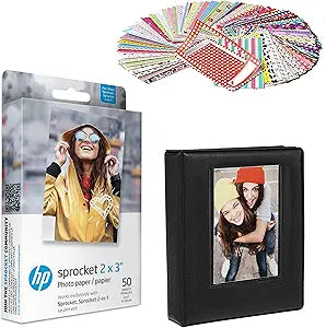 HP AMZHPIZ2X3K150 Sprocket 2x3 Sticky Photo Paper Bundle
