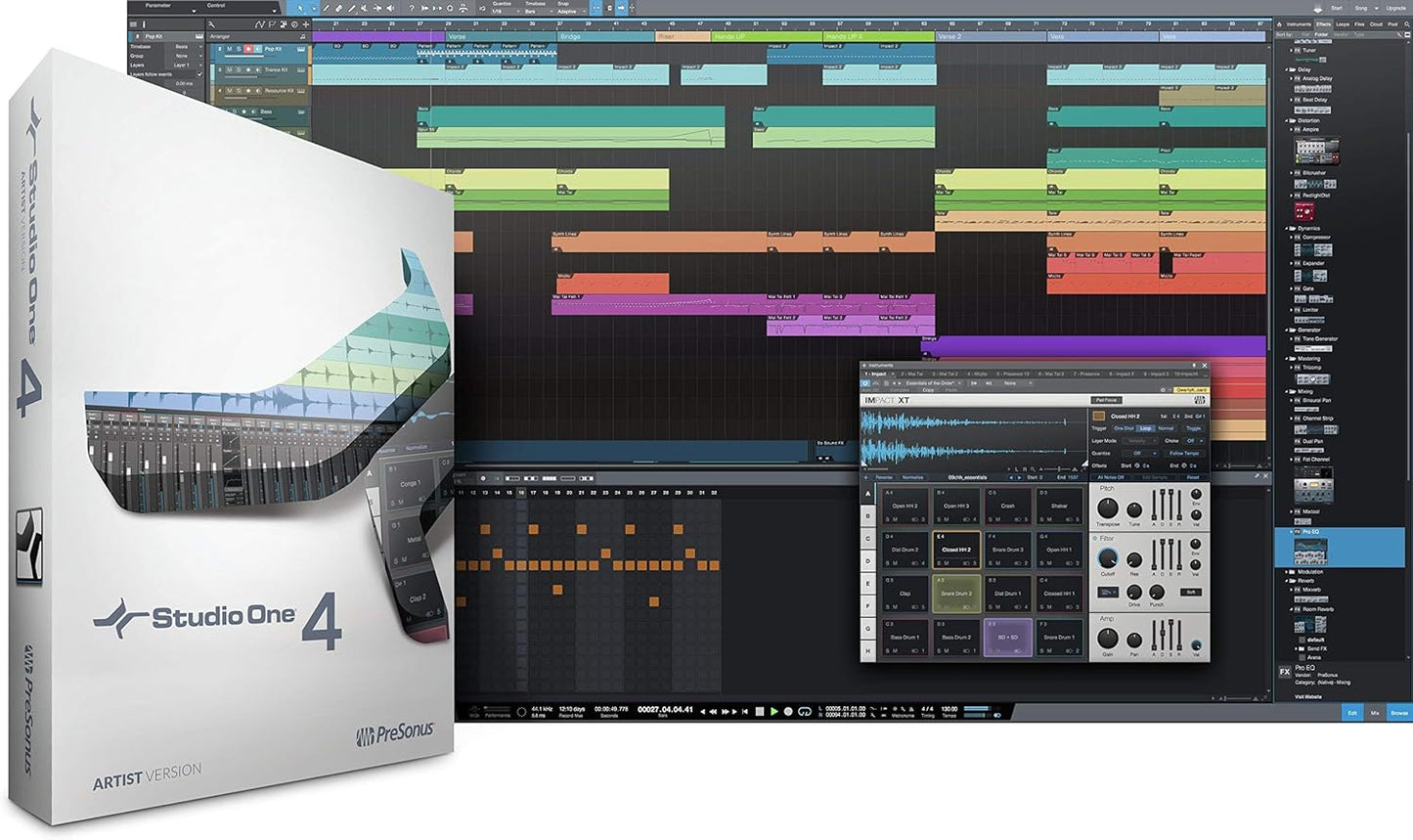 PreSonus Studio 24c-cr USB-C Audio Interface (Renewed)