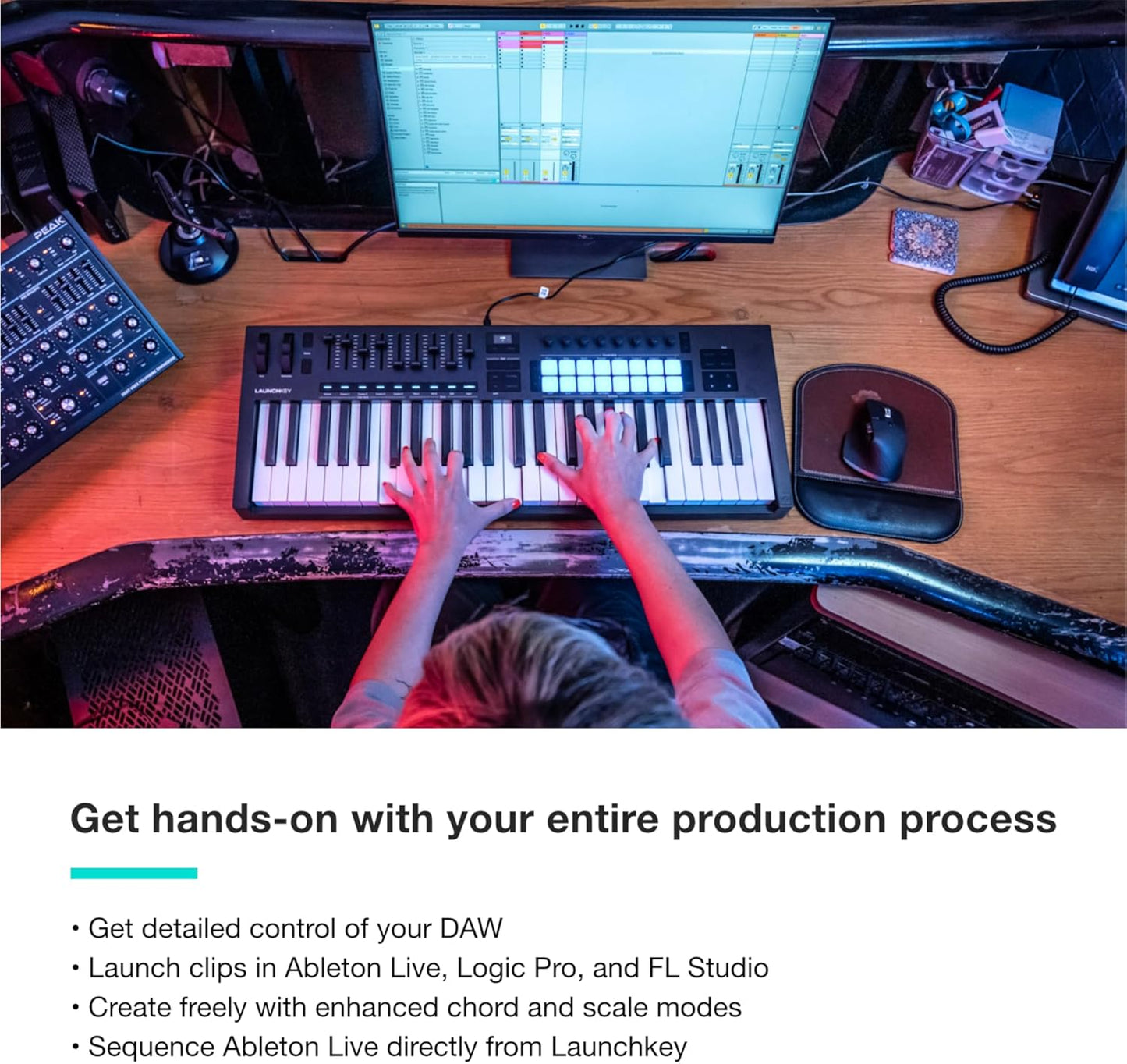 Novation AMS-LAUNCHKEY-49-MK4 Launchkey 49 MK4 MIDI Keyboard