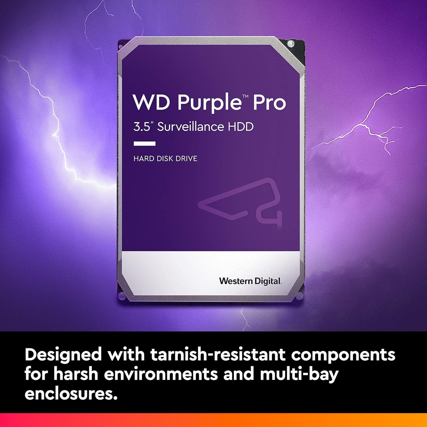 Western Digital WD181PURP 18TB Purple Pro Surveillance HDD