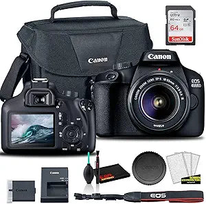 Canon EOS 4000D DSLR 18-55mm Lens Kit Renewed