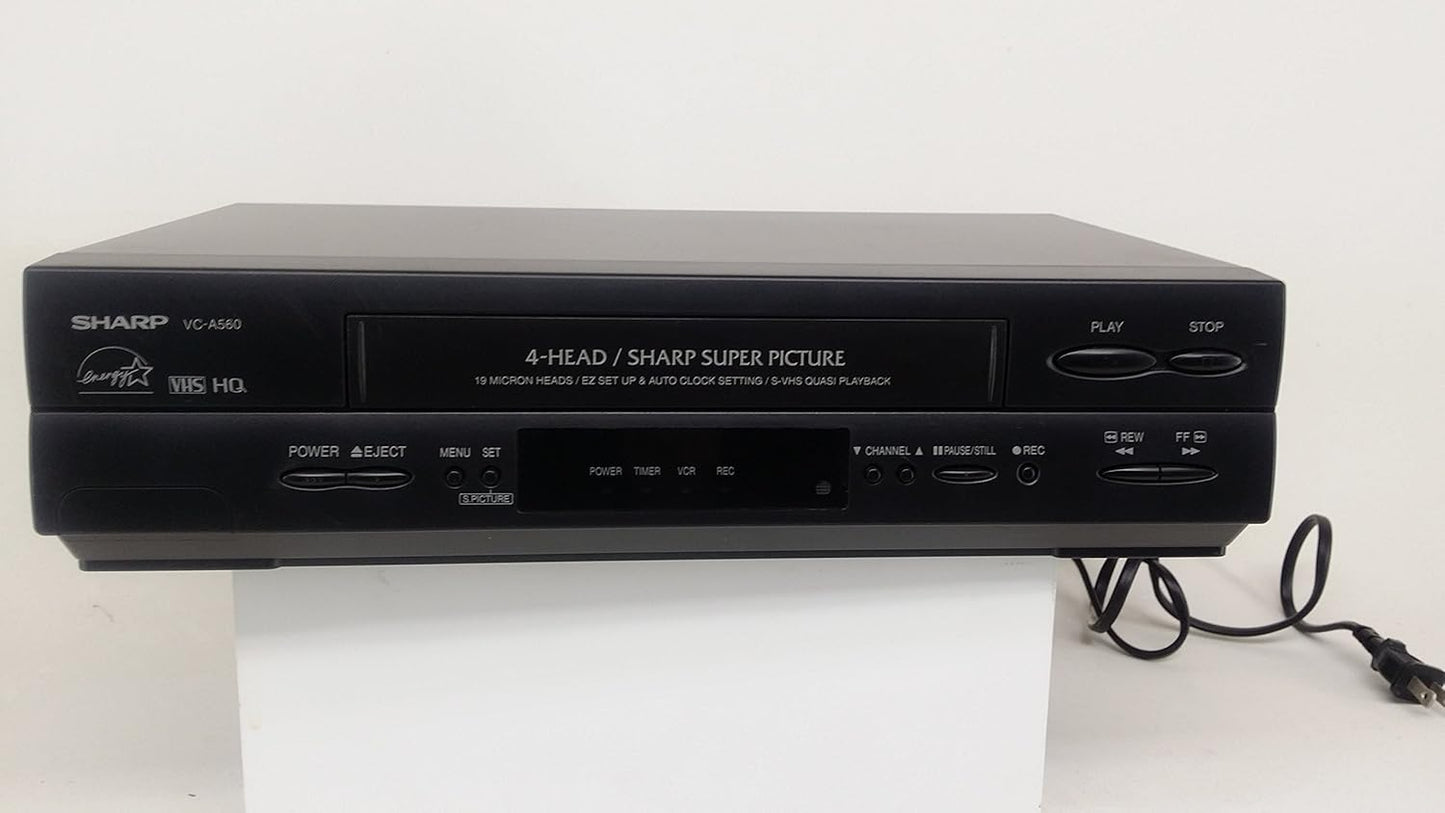 Sharp VC-A560 4-Head VCR Player