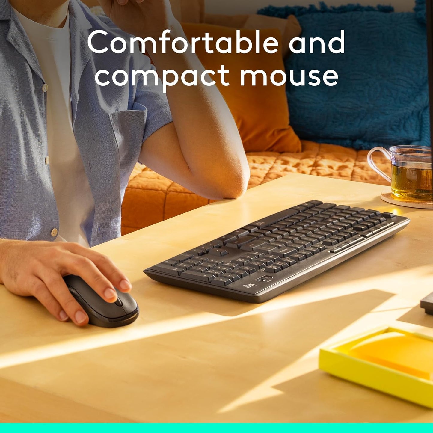 Logitech 920-009782 MK295 Wireless Silent Keyboard & Mouse