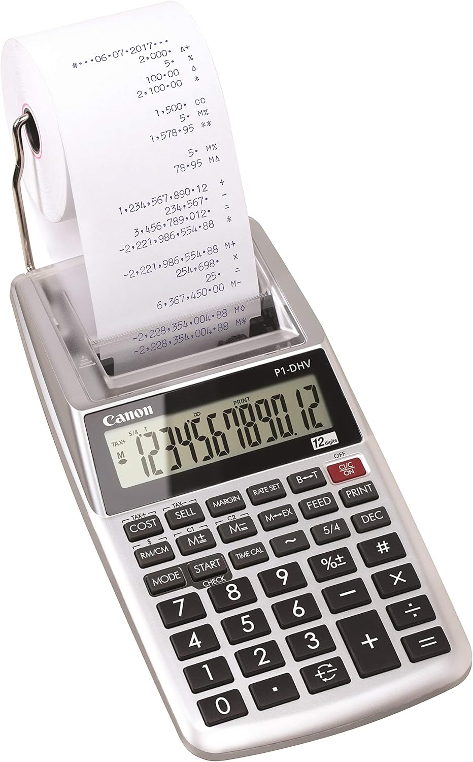 Canon 2203C004 P1-DHV-3 Printer Calculator with Formula