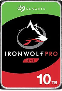 Seagate ST10000NE000 IronWolf Pro 10TB NAS Hard Drive — main product image
