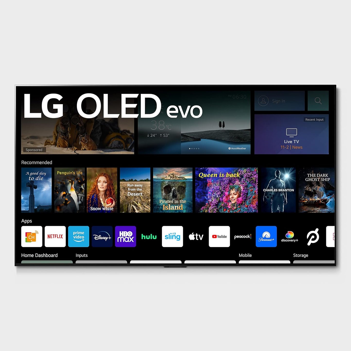 LG OLED77G2 77" OLED Evo G2 4K Smart TV