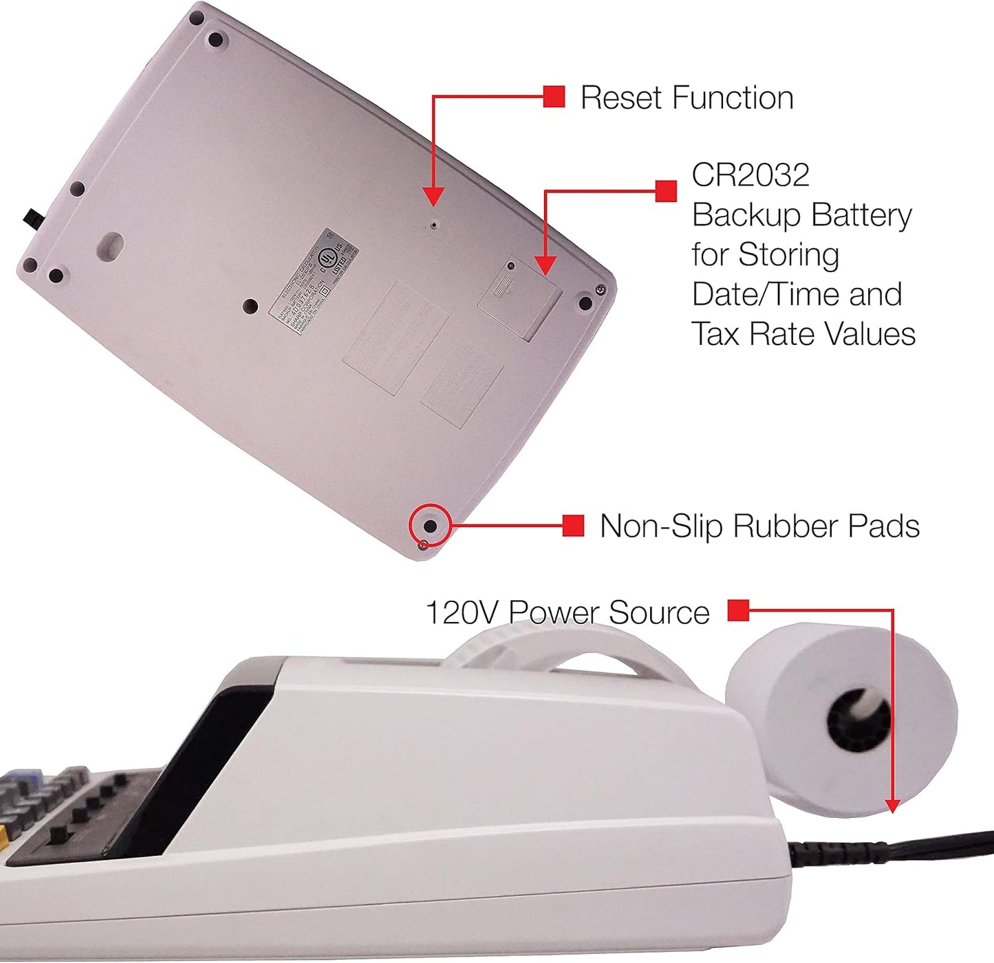 Sharp EL2630PIII Two-Color Printing Calculator