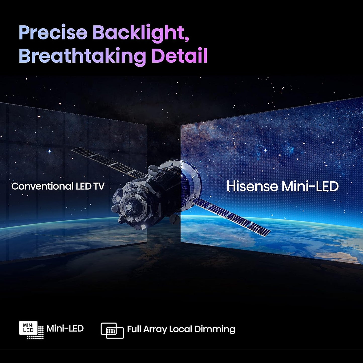 Hisense 65U7K 65-Inch Mini-LED ULED 4K Google Smart TV