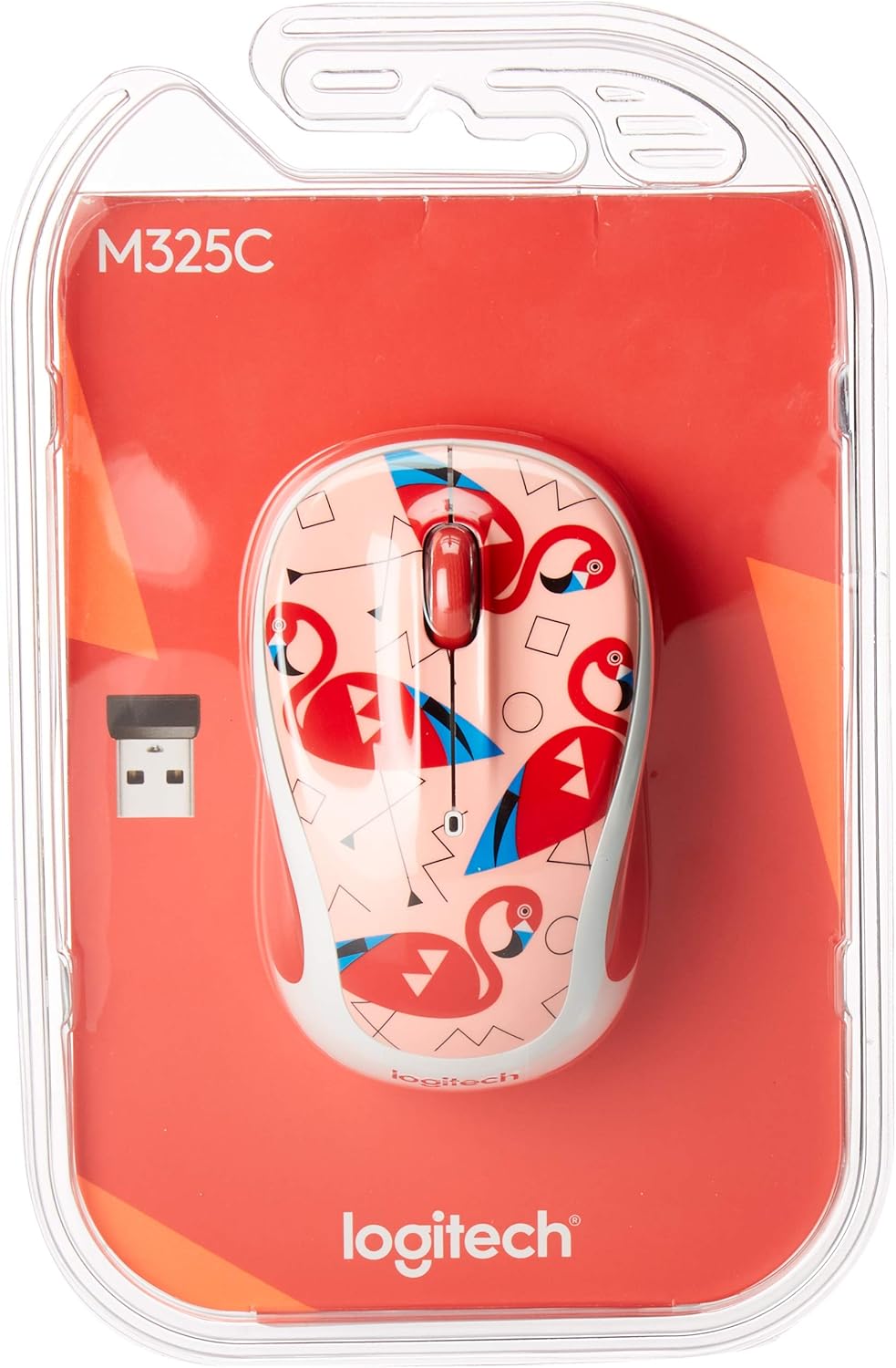 Logitech M325 Wireless Mouse - Flamingo Edition