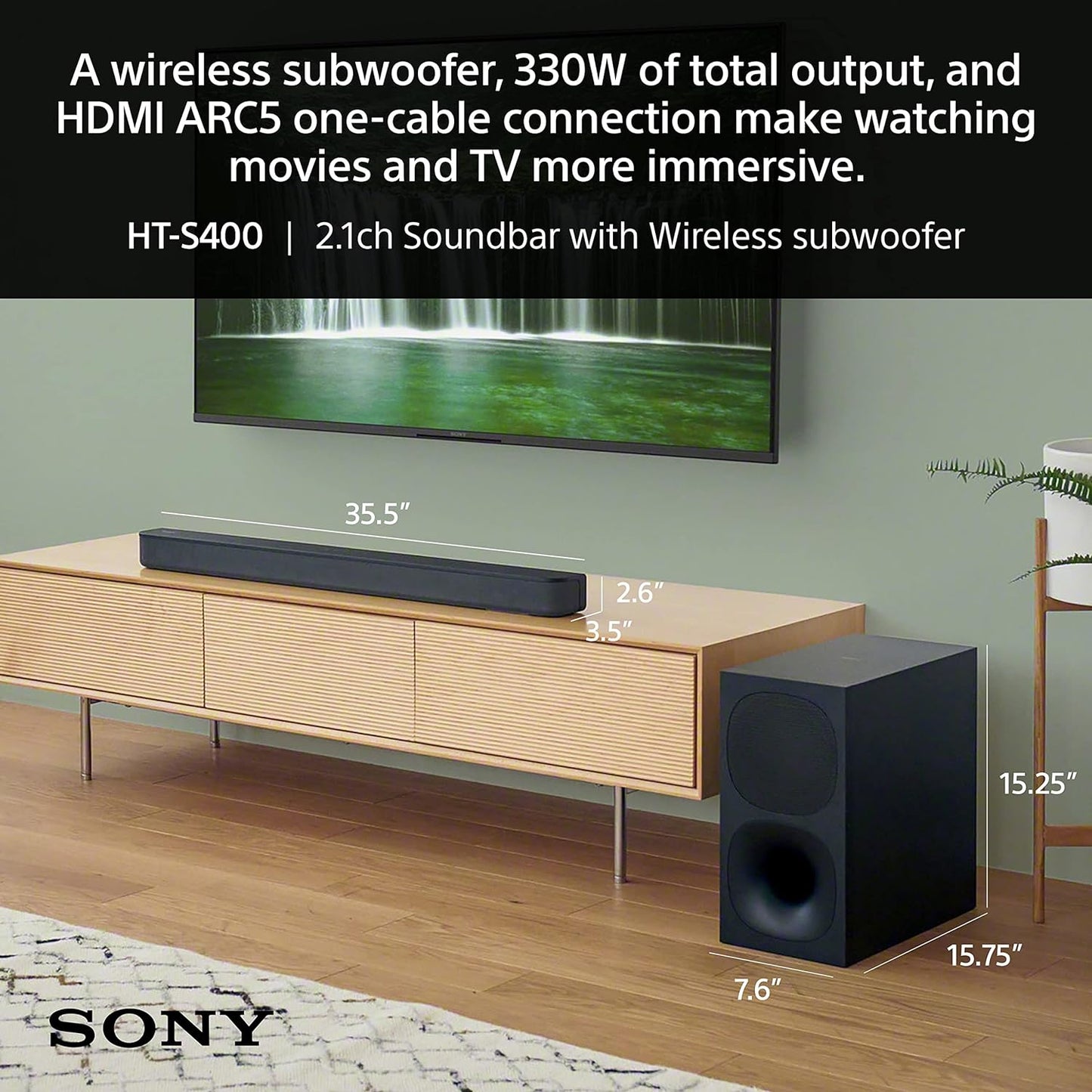 Sony K-55S30 55" 4K Google TV Soundbar Combo 2024