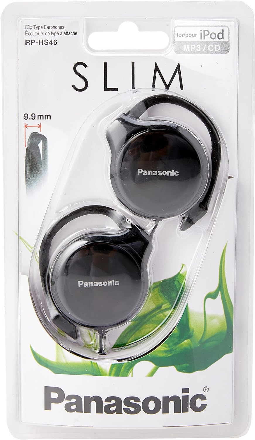 Panasonic RPHS46K Clip-On Headphones Black