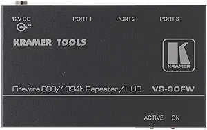 Kramer Electronics VS-30FW 3-Port FireWire 800 Repeater Hub