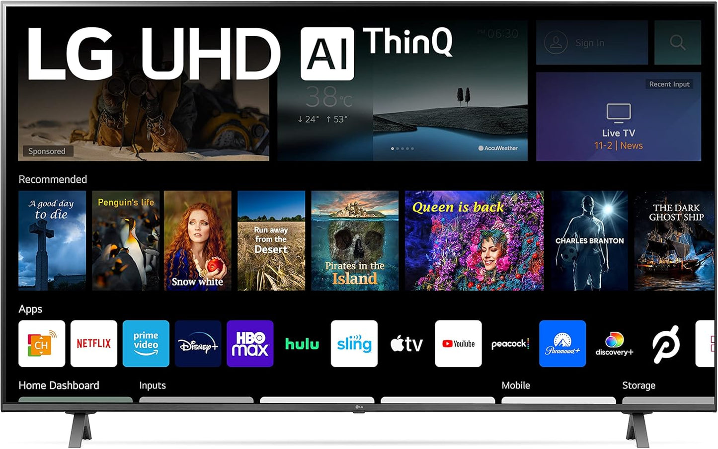 LG 55UQ9000PUD 55-Inch 4K Alexa Smart TV (2022)
