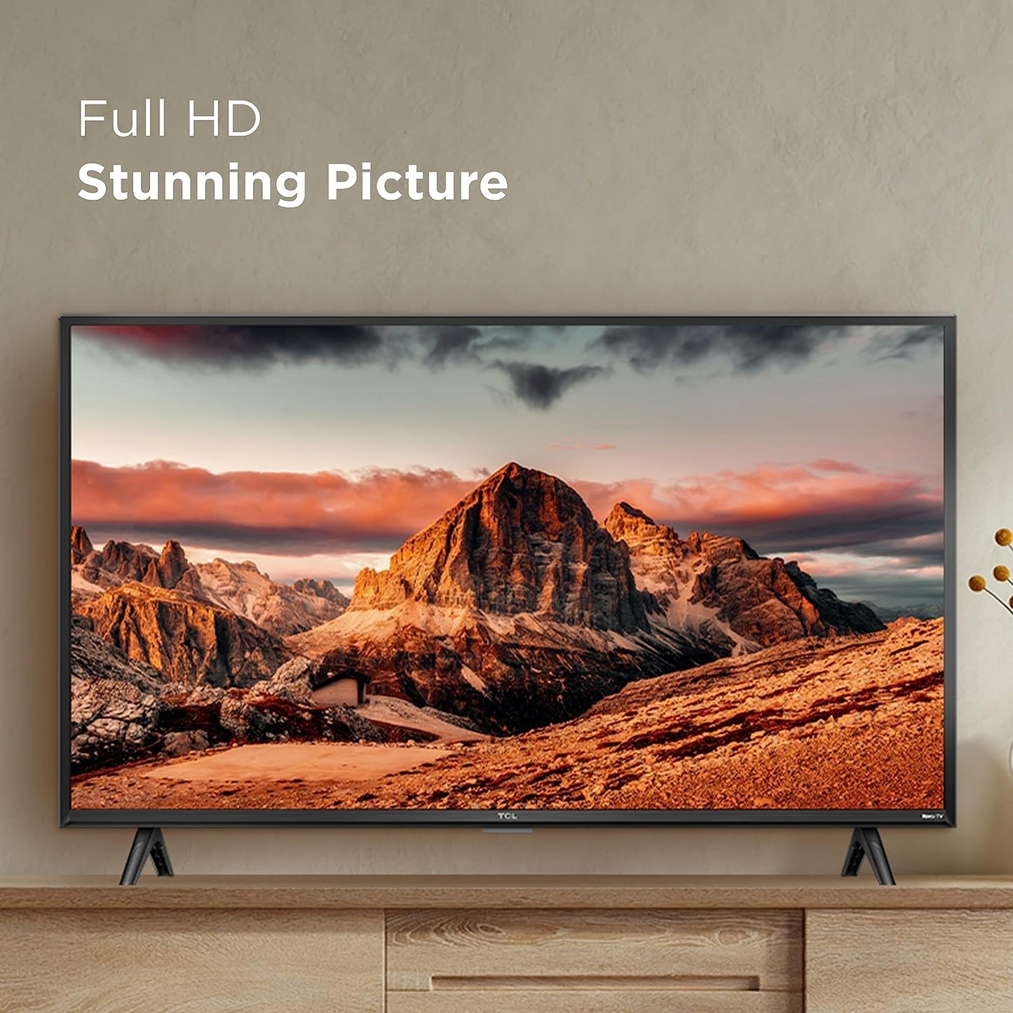 TCL 40S355 40" Class 3-Series Full HD 1080p Roku Smart TV