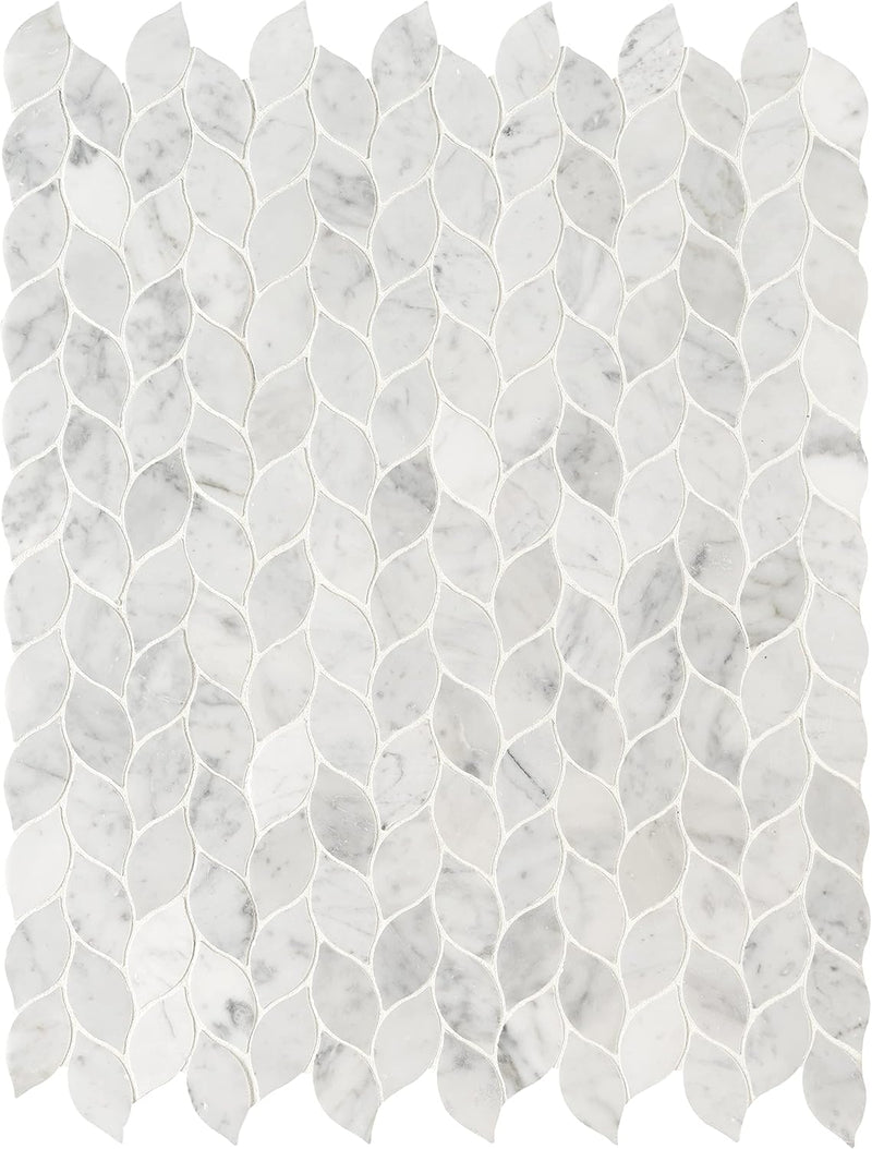 MSI AMZ-MD-00542-SAM Carrara White Marble Mosaic Tile — main product image