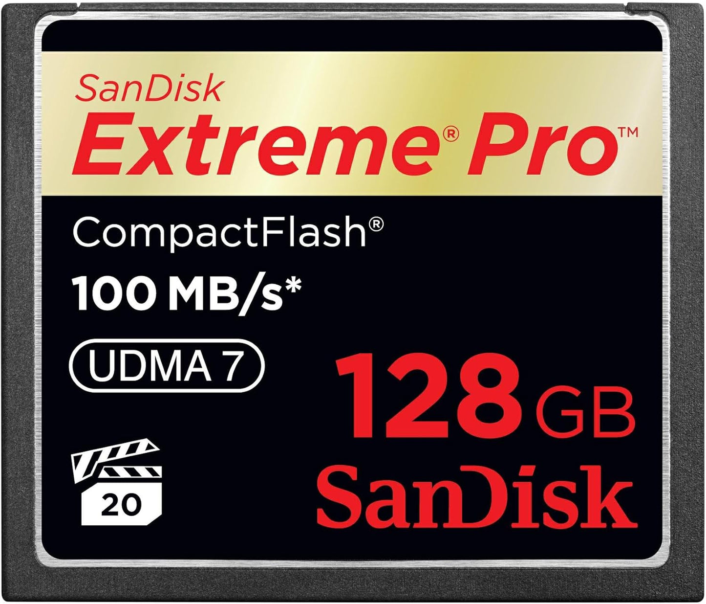 SanDisk SDCFXS-128G-X46 Extreme 128GB CompactFlash Card