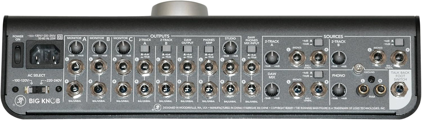 Mackie Big Knob Studio Monitor System