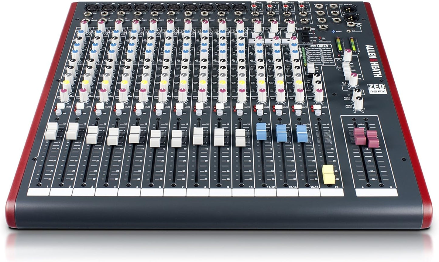 Allen & Heath AH-ZED16FX 16-Channel Mixer with USB & FX
