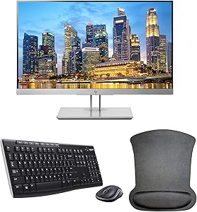 HP ASIHLAMZ195 EliteDisplay E223 21.5" Monitor Keyboard Bundle