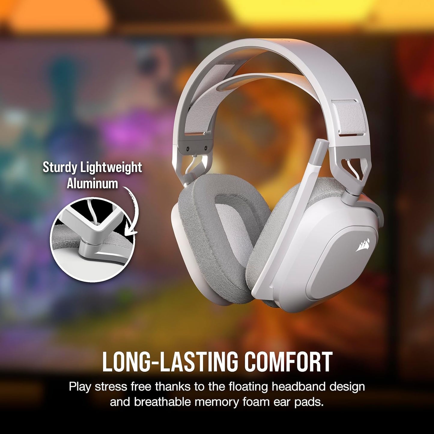 Corsair CA-9011296-WW HS80 MAX Wireless Gaming Headset White