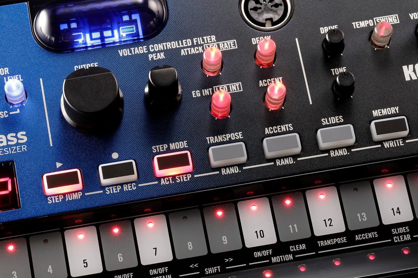 Korg VOLCA-NUBASS Vacuum Tube Analog Bass Synthesizer