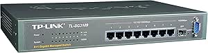TP-Link TL-SG3109 9-Port Gigabit Managed Network Switch