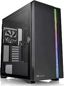 Thermaltake CA-1Y1-00M1WN-00 H700 TG Black Mid Tower ARGB Case