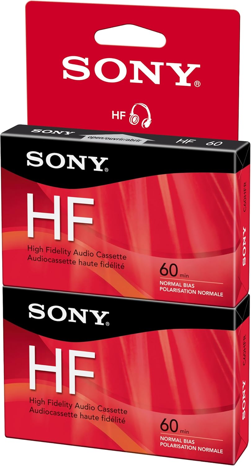 Sony C60HFR/2 60 Minute HF Normal Bias Audio Cassette Tape